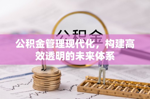 后壁公积金管理现代化，构建高效透明的未来体系