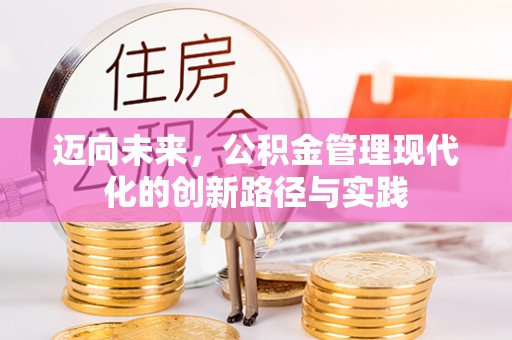 后壁迈向未来，公积金管理现代化的创新路径与实践