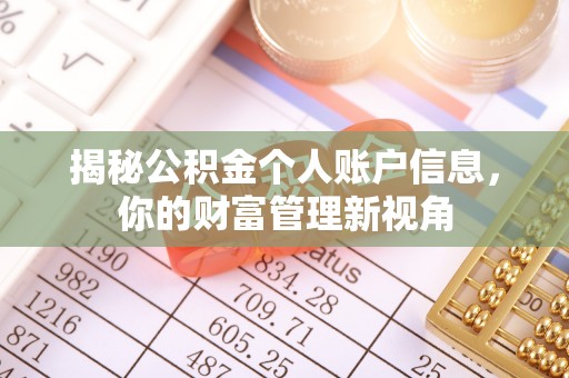 后壁揭秘公积金个人账户信息，你的财富管理新视角
