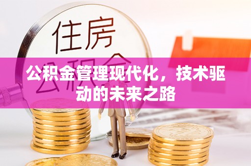 后壁公积金管理现代化，技术驱动的未来之路